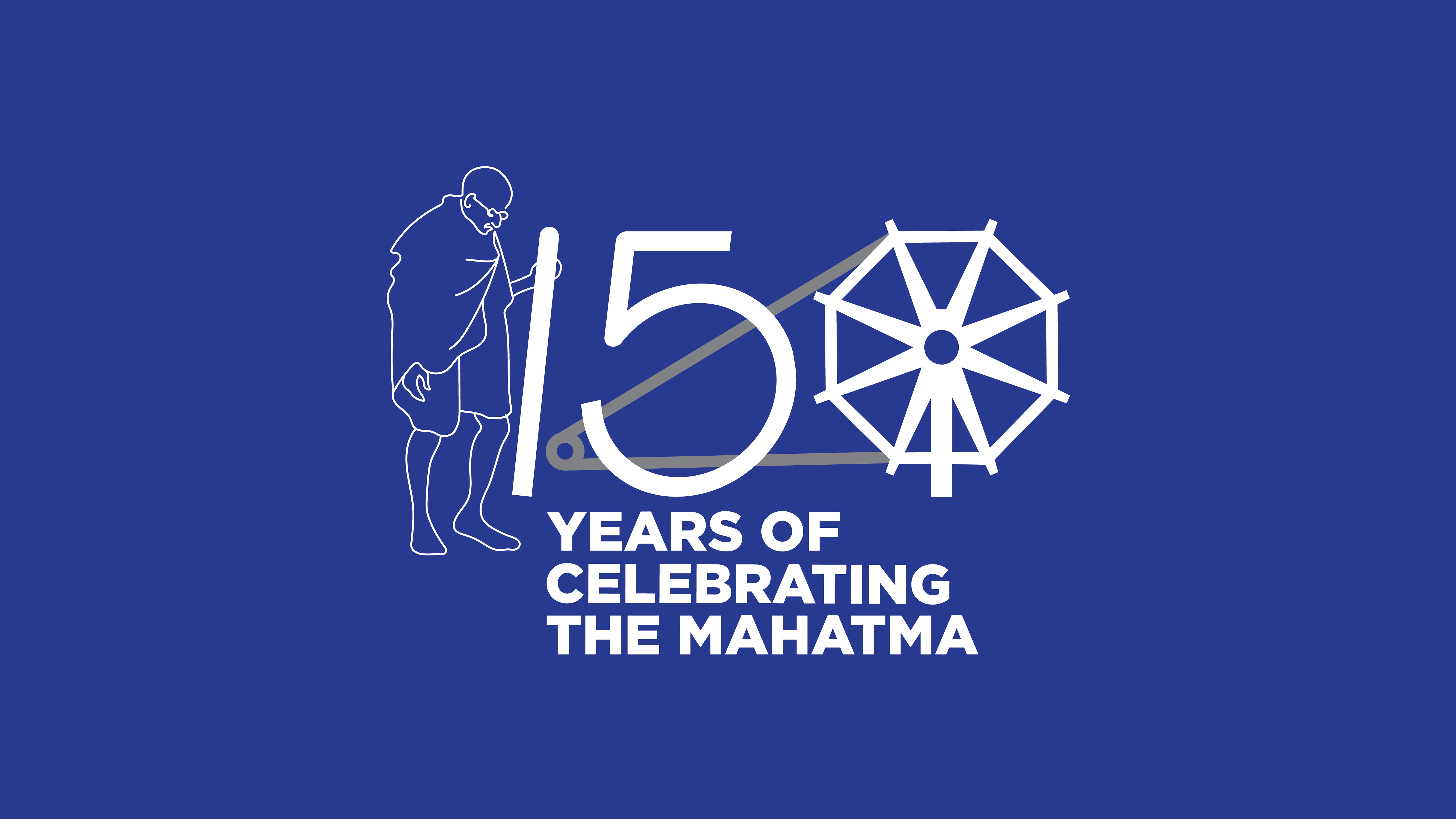 Mahatma Gandhi LED projection at Praca do Comercio (02.10.2018)